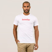 Howler Fancy T-Shirt, White T-shirt (Voorkant volledig)