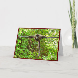 Howler Monkey Folded Wenskaart Bedankkaart