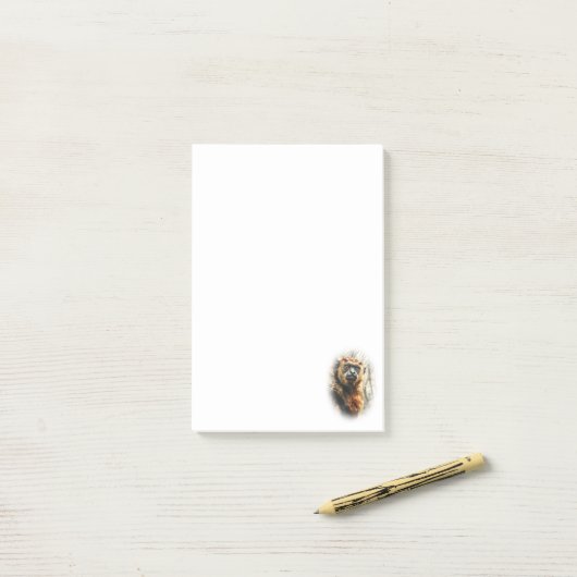 Howler Monkey Post-it® Notes (Op bureau)
