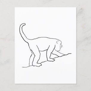 Howler Monkey, Walking. Flyer