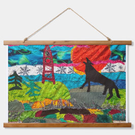 Howler Wolf Hangend Wandkleed