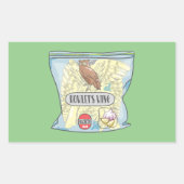 HOWLETS WING Macbeth heksen betovering. Rechthoekige Sticker (Voorkant)