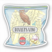 HOWLETS WING Macbeth heksen betovering. Sticker (Voorkant)