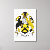 Howlett Family Crest Canvas Afdruk (Voorkant)