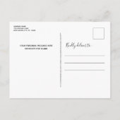HOWLiday Cheer Hondenliefhebber Kerstmis Business Uitnodiging Briefkaart (Achterkant)