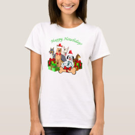 Howliday Dogs Apparel T-shirt