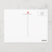 Howlin Excavator Moon Briefkaart (Achterkant)