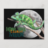 Howlin Lizard Moon Briefkaart (Voorkant)