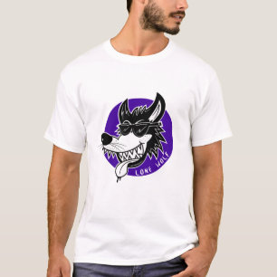 Howlin' Lone Wolf Cartoon T-shirt