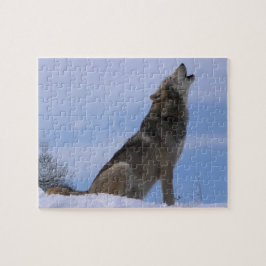 Howling Alaskan Timber Wolf Legpuzzel