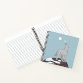 Howling Arctic Wolf Notitieboek (Binnen)