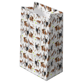 Howling Basset Hound Dogs Gift Bag Klein Cadeauzakje
