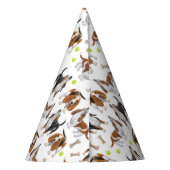 Howling Basset Hound Dogs Party Pet Feesthoedjes (Achterkant)