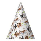 Howling Basset Hound Dogs Party Pet Feesthoedjes (Links)