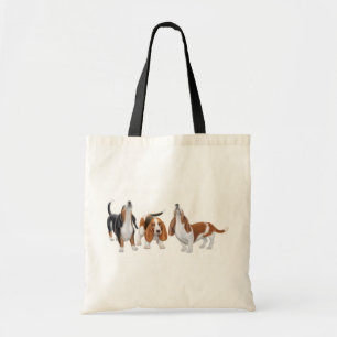 Howling Basset Hounds Bag Tote Bag