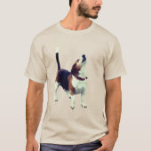 Howling Beagle Cute Dog T-shirt (Voorkant)