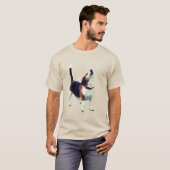 Howling Beagle Cute Dog T-shirt (Voorkant volledig)