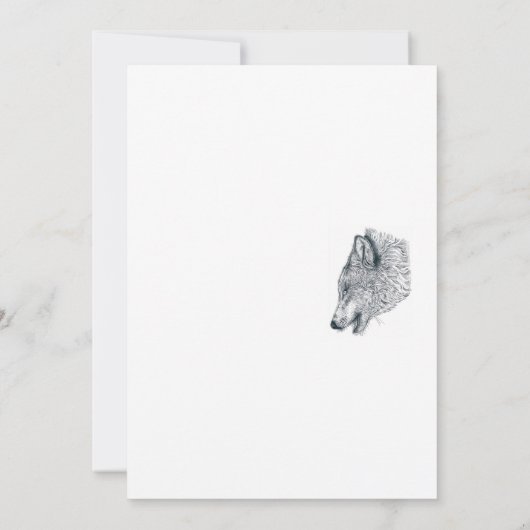 Howling Bedankkaart (Achterkant)