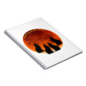 Howling bij de maan notitieboek (Rechterzijde)