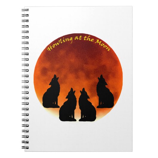 Howling bij de maan notitieboek (Voorkant)