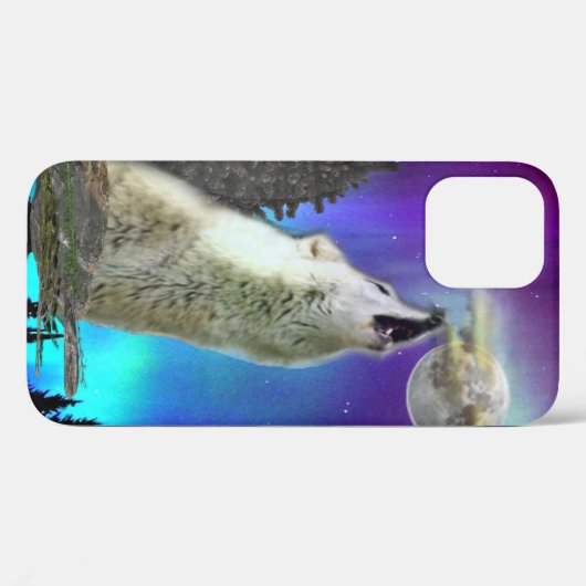 Howling Case-Mate iPhone Case (Achterkant (horizontaal))