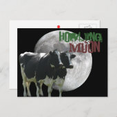 Howling Cows Moon Briefkaart (Voorkant / Achterkant)