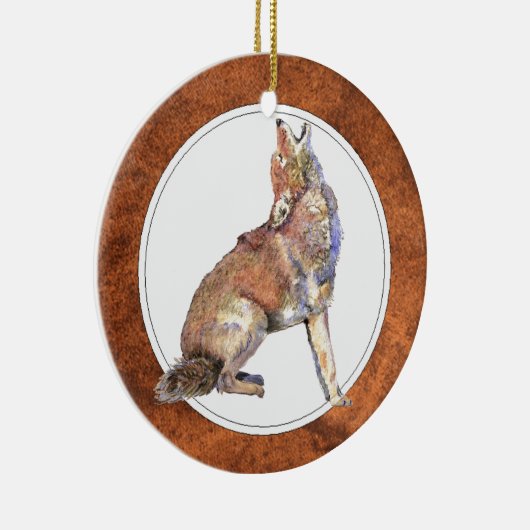 Howling Coyote, Animal, Wildlife Ornament (Rechts)