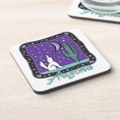 Howling Coyote Arizona Bier Onderzetter (Linkerzijde)