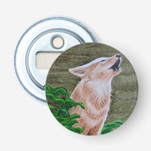 Howling Coyote Button Flesopener