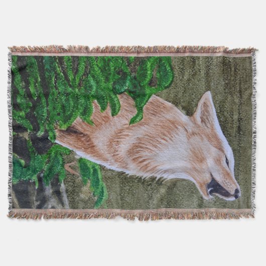 Howling Coyote Deken (Voorkant)