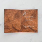 Howling Coyote - Funny Animal Birthday Kaart (Binnen)