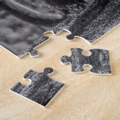 Howling Coyote in het woestijnlandschap Legpuzzel (Zijkant)