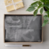 Howling Coyote in het woestijnlandschap Tissuepapier (Geschenk)