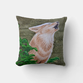 Howling Coyote Kussen