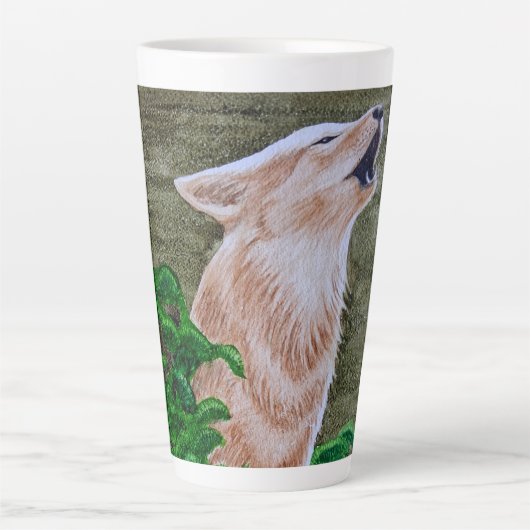 Howling Coyote Latte Mok (Voorkant)