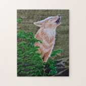 Howling Coyote Legpuzzel (Verticaal)