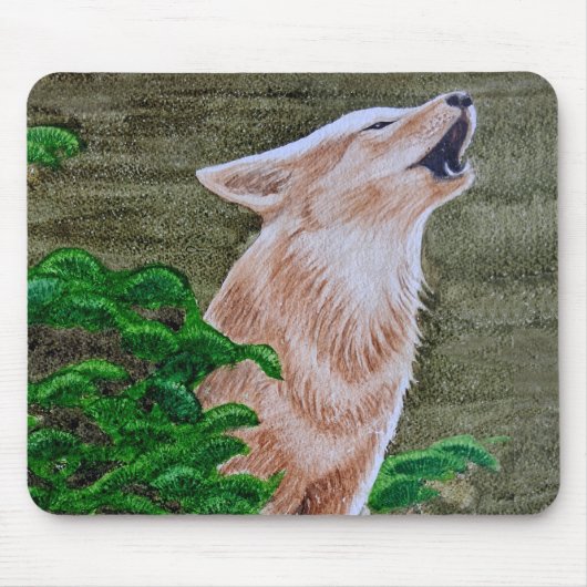 Howling Coyote Muismat (Voorkant)