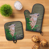 Howling Coyote Ovenwant & Pannenlap Set (Top down)