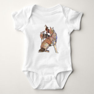 Howling Coyote Pack, Animal, Natuur Wildlife Romper