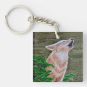 Howling Coyote Sleutelhanger (voorkant)