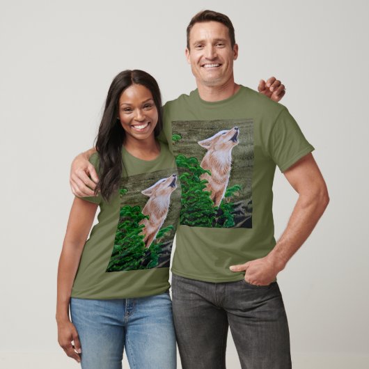 Howling Coyote T-shirt (Unisex)