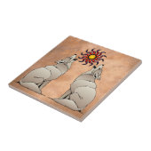 HOWLING COYOTE TEGELTJE (Zijkant)