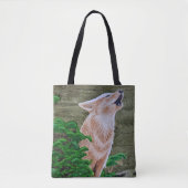 Howling Coyote Tote Bag (Voorkant)