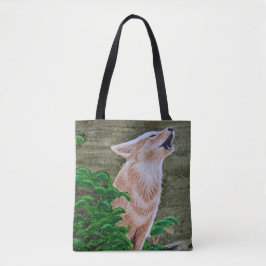 Howling Coyote Tote Bag