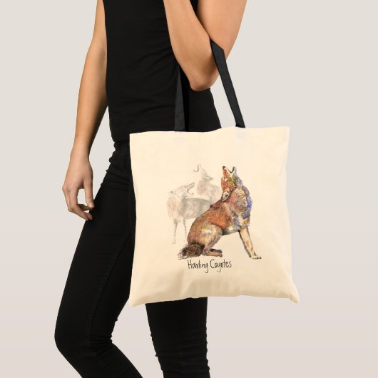 Howling Coyotes Shopping Bag tas (Voorkant (product))