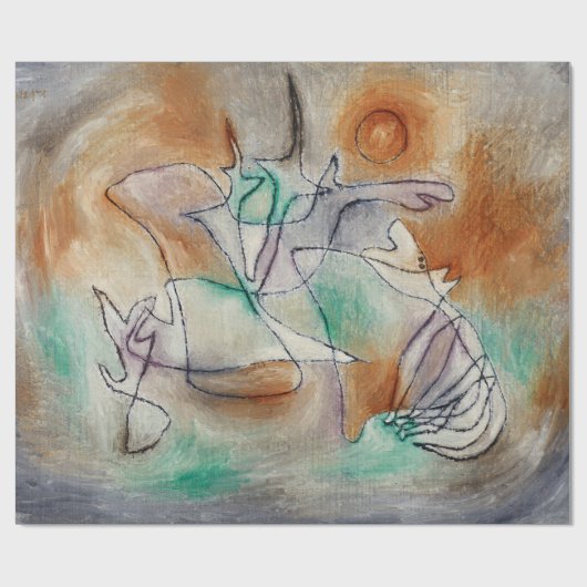 Howling Dog van Paul Klee Cadeaupapier (Vlak)