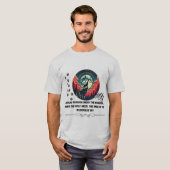Howling Freedom onder het maanlicht T-shirt (Voorkant volledig)