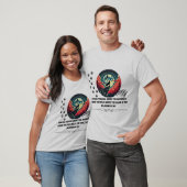 Howling Freedom onder het maanlicht T-shirt (Unisex)