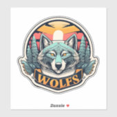 Howling Goede deals Wolf Stickers elke gelegenheid (Vel)