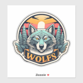 Howling Goede deals Wolf Stickers elke gelegenheid